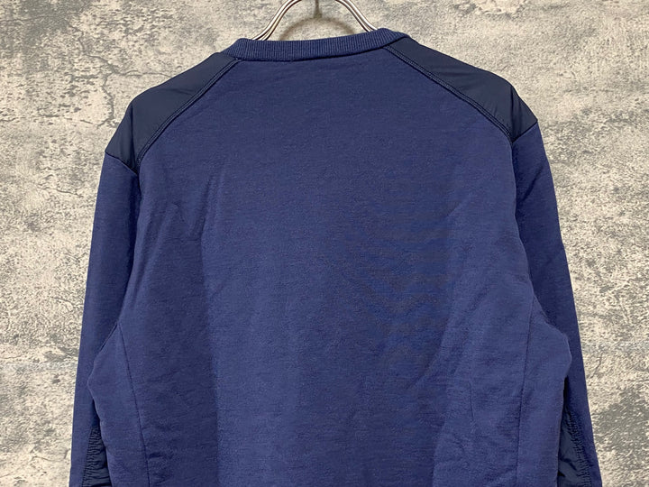 KI191 ラファ Rapha MERINO SWEAT SHIRT 長袖 スウェット ネイビー M