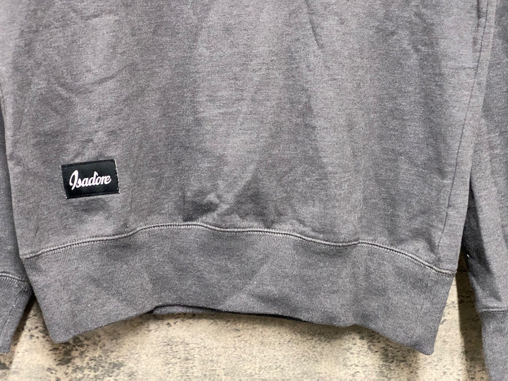 JG369 イザドア Isadore 長袖 Tシャツ グレー S 裏起毛 厚手