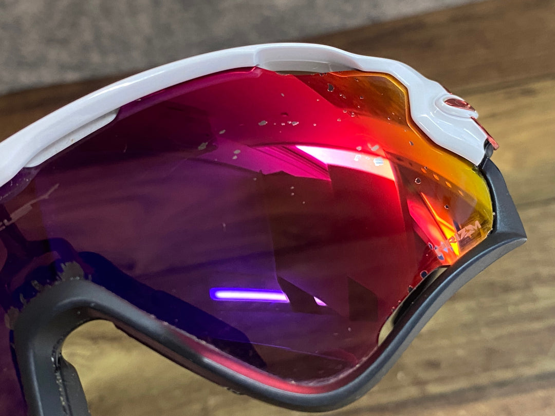 KL069 オークリー OAKLEY JAW BREAKER サングラス アイウェア 白 PRIZM 使用感あり