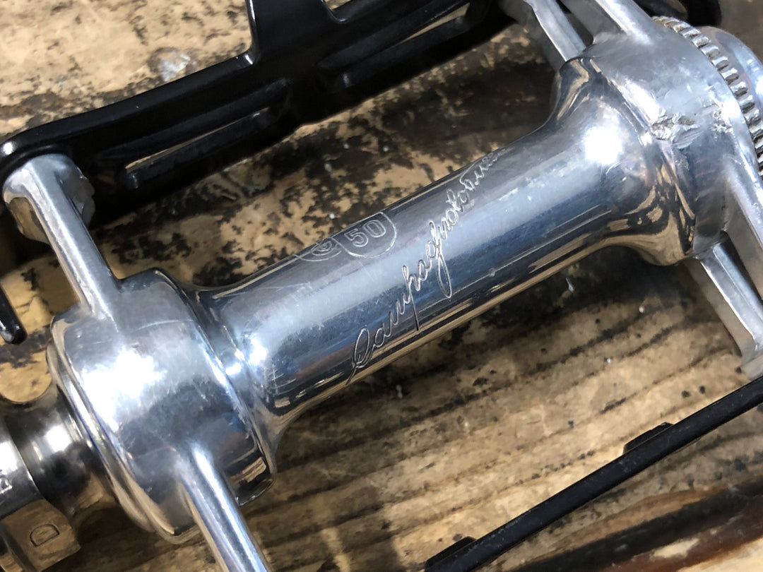 KI367 カンパニョーロ CAMPAGNOLO スーパーレコード SUPER RECORD 50th フラットペダル チタンシャフト