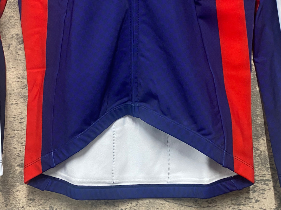 JV977 レリック reric Women's Grace Long Sleeve Jersey 長袖サイクルジャージ 紺 M 裏起毛 レディース
