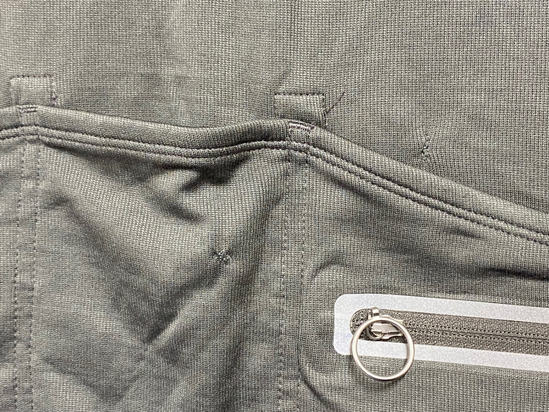 JW055 ラファ Rapha MEN'S CLASSIC JERSEY 半袖サイクルジャージ グレー S ※日焼け、補修跡