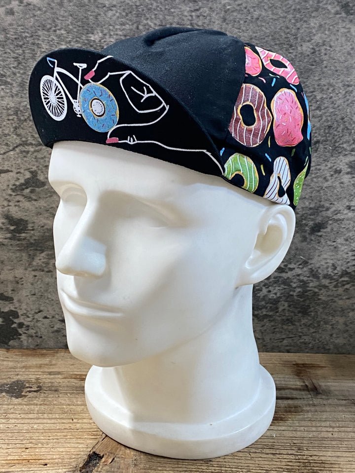 KG254 ベロサイクリスト BELLO CYCLIST サイクルキャップ 黒 ドーナツ
