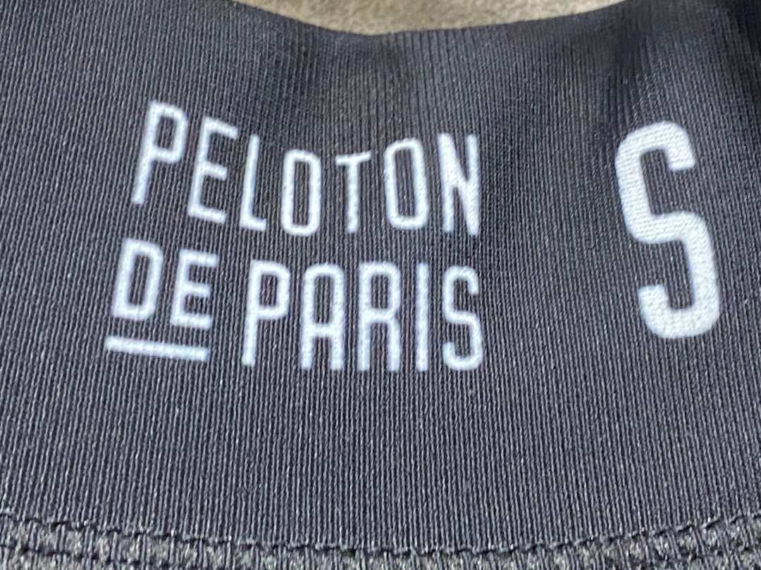 JW781 プロトンドパリ PELOTON DE PARIS 長袖 サイクルジャージ 黒緑 S 裏起毛
