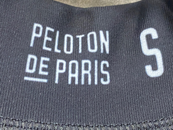 JW781 プロトンドパリ PELOTON DE PARIS 長袖 サイクルジャージ 黒緑 S 裏起毛