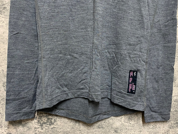 JO353 ラファ RAPHA MERINO BASE LAYER 長袖ベースレイヤー S グレー