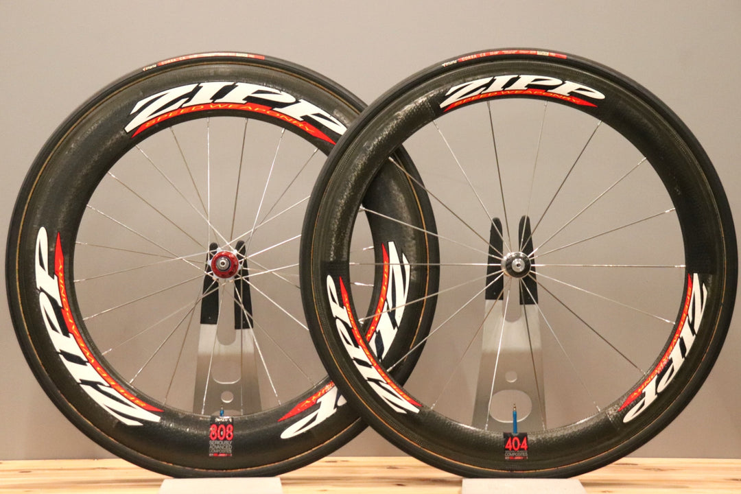 ジップ ZIPP 404 808 カーボン チューブラー ホイールセット シマノ10S 【仙台店】