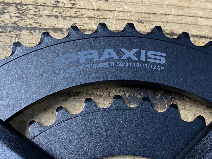 KQ610 プラクシスワークス PRAXIS WORKS LevaTime Ⅱ X-Kit チェーンリング 50/34T