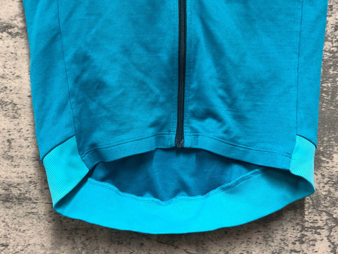 JV072 ラファ Rapha SHORT SLEEVE TRICOLOUR JERSEY 半袖 深緑 ターコイズ XS