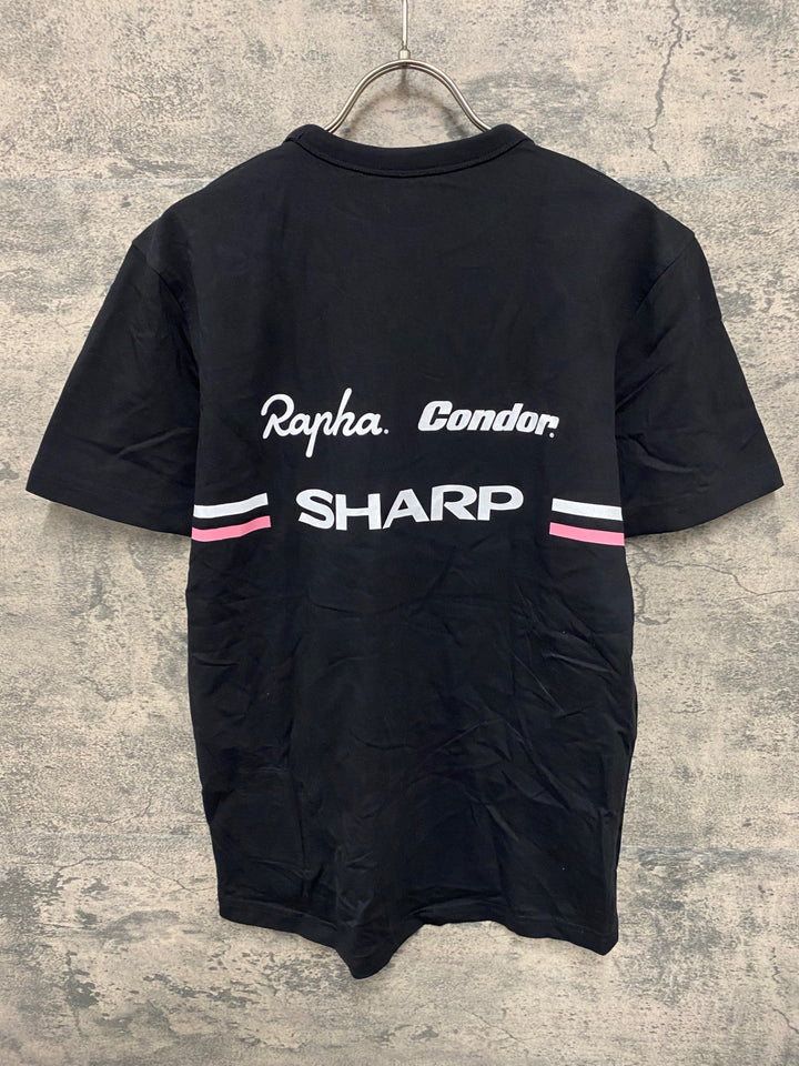 JV527 ラファ Rapha TEAM T-SHIRT 半袖 Tシャツ 黒 M