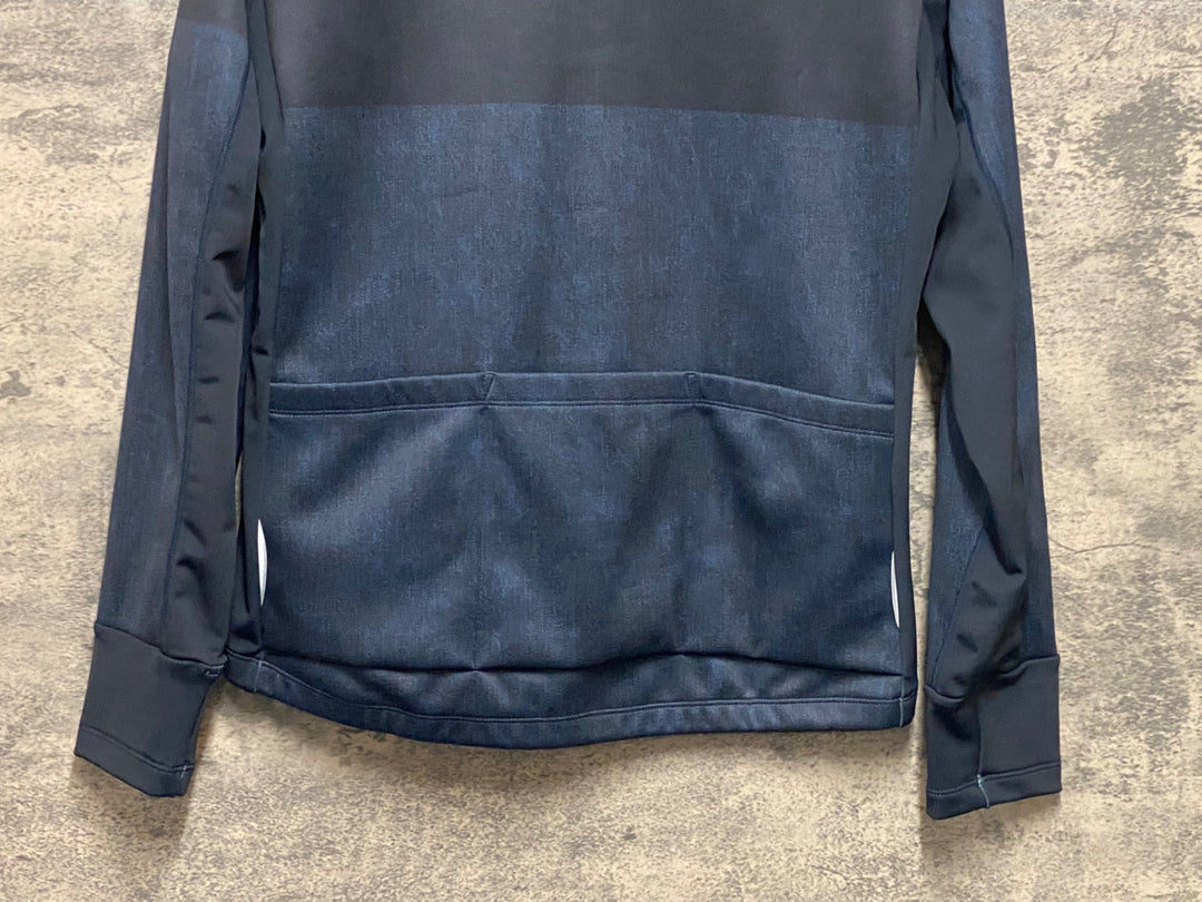 KP909 カペルミュール KAPELMUUR 長袖 サイクルジャージ 紺 黒 L 裏起毛