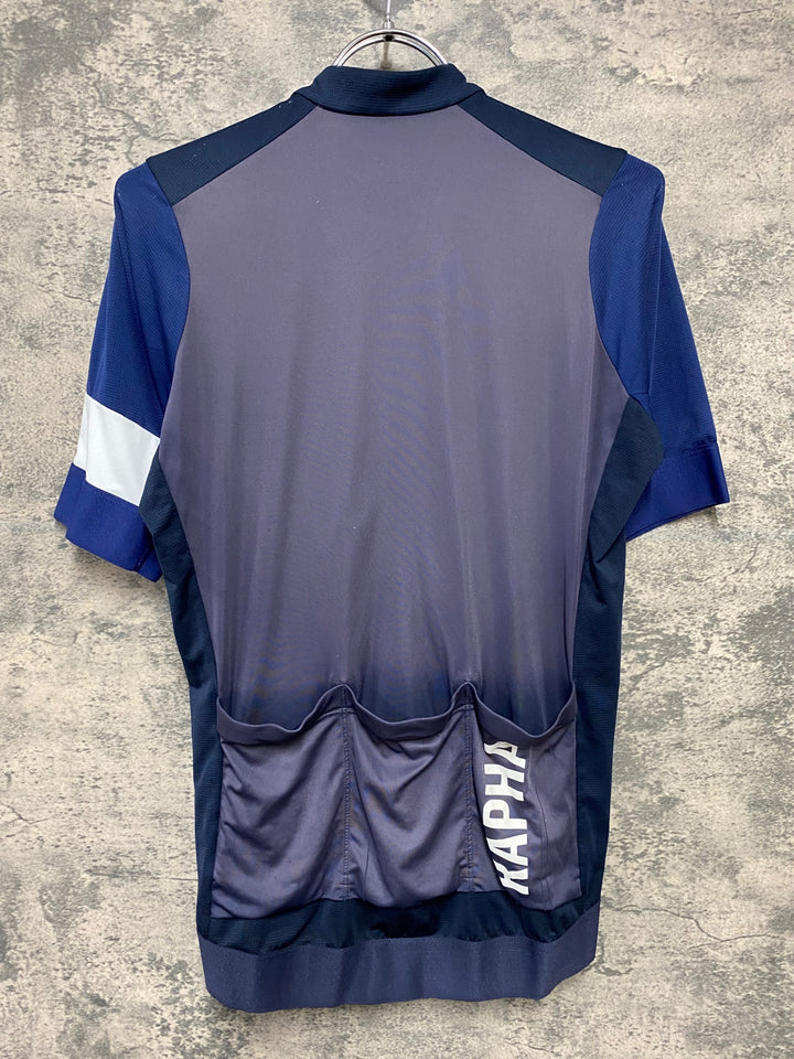 KD607 ラファ Rapha PRO TEAM TRAINING JERSEY 半袖 サイクルジャージ 紺 M