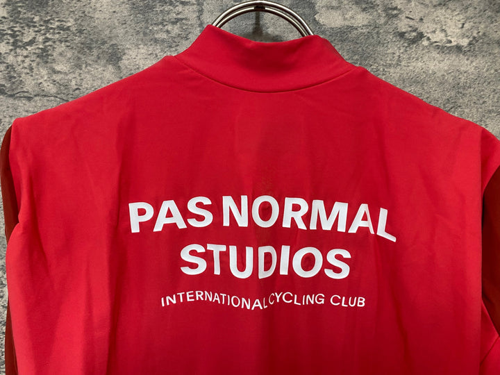 JY479 パスノーマルスタジオ PAS NORMAL STUDIOS Mechanism Long Sleeve Jersey 長袖 サイクルジャージ レッド L