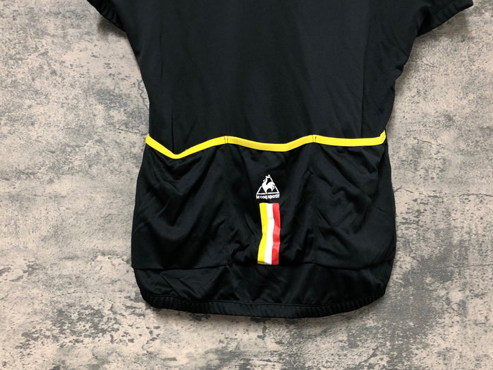 JW431 ルコックスポルティフ le coq sportif 半袖サイクルジャージ 黒 L