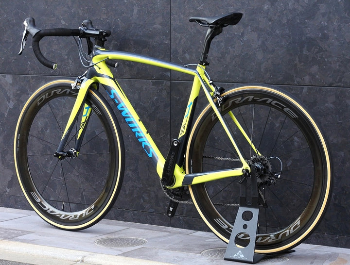 スペシャ SPECIALIZED エスワークス S-WORKS ターマック TARMAC SL4 2014 54サイズ シマノ デュラエース 9000MIX WH-R9100 C60 TU カーボン ロードバイク 【福岡店】