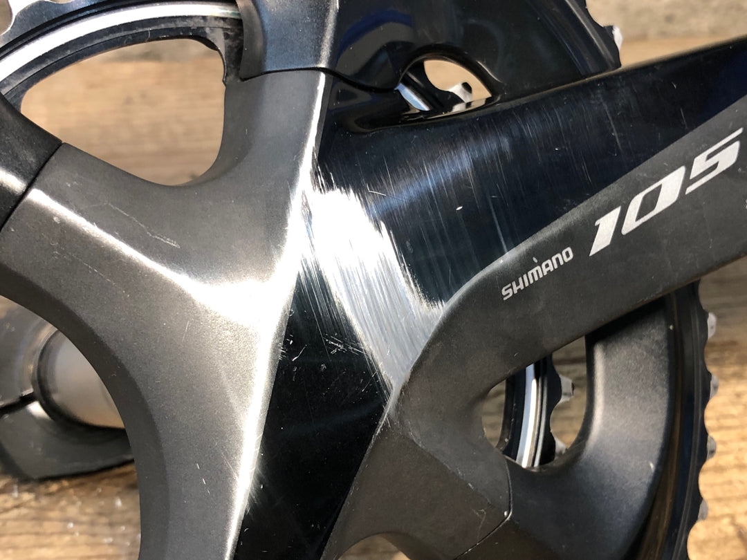 II770 シマノ SHIMANO 105 FC-R7000 クランクセット 50/34T 170mm ※フィキシングボルト, 固定ピン,ボルト欠品