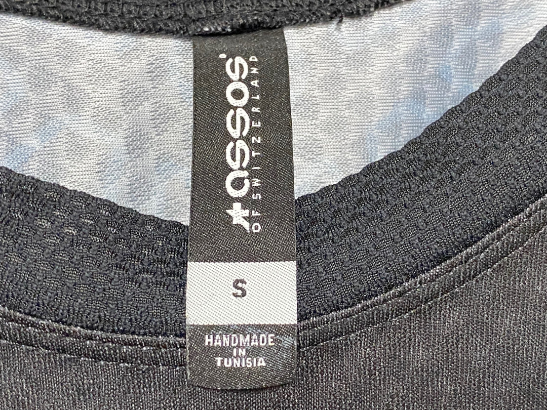 KF519 アソス ASSOS TRAIL SHORT SLEEVE JERSEY 半袖 トレイルジャージ 黒 S ※ほつれ大