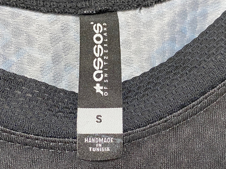 KF519 アソス ASSOS TRAIL SHORT SLEEVE JERSEY 半袖 トレイルジャージ 黒 S ※ほつれ大