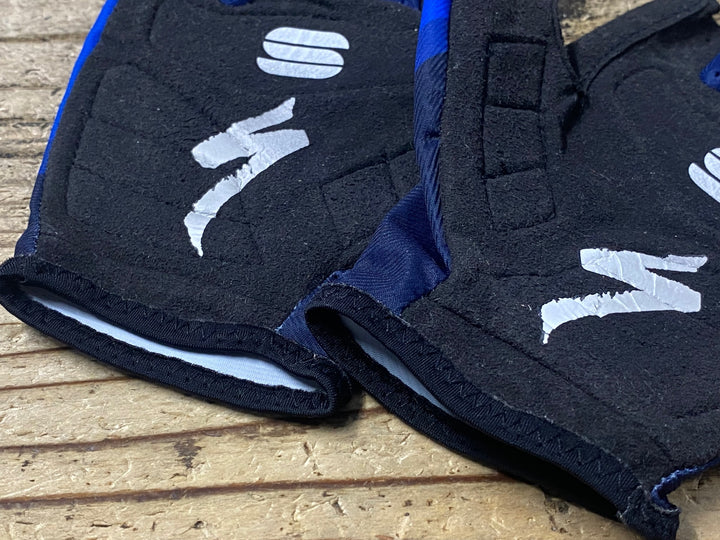 KJ794 スポーツフル sportful 指切り グローブ 紺 黃 L TINKOFF SAXO