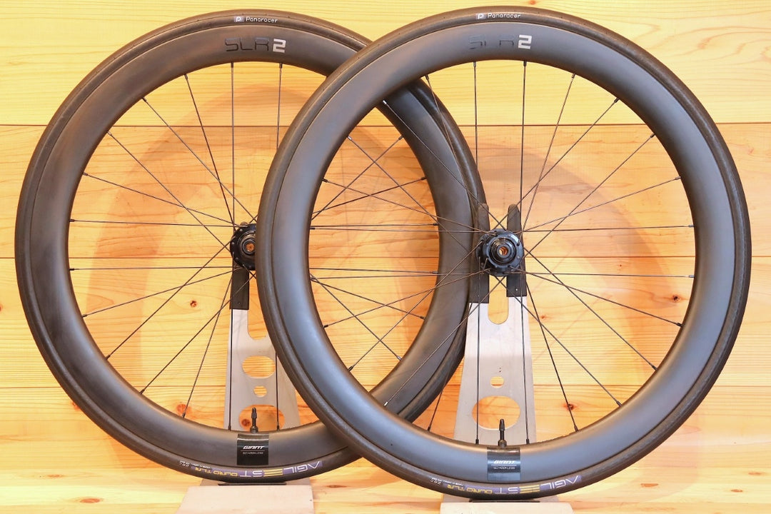 ジャイアント GIANT SLR 2 50 DISC カーボン チューブレス ホイールセット スラムXDR フックレス 22.4mm 【千葉店】
