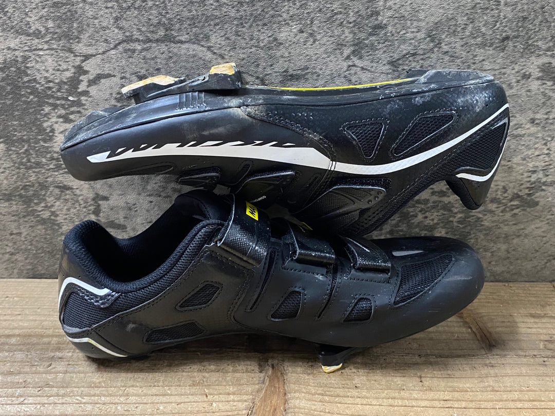 KJ481 マヴィック MAVIC アクシウム AKSIUM Ⅱ ビンディングシューズ EU43 1/3 SPD-SL 黒 ※ソール傷あり