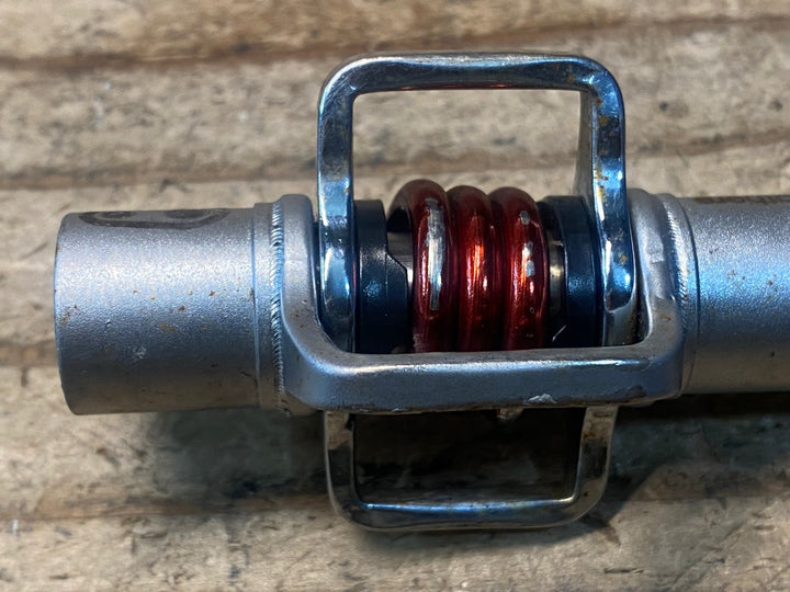JN513 クランクブラザーズ CRANKBROTHERS エッグビーター eggbeater 1 ビンディングペダル 赤 ※錆び