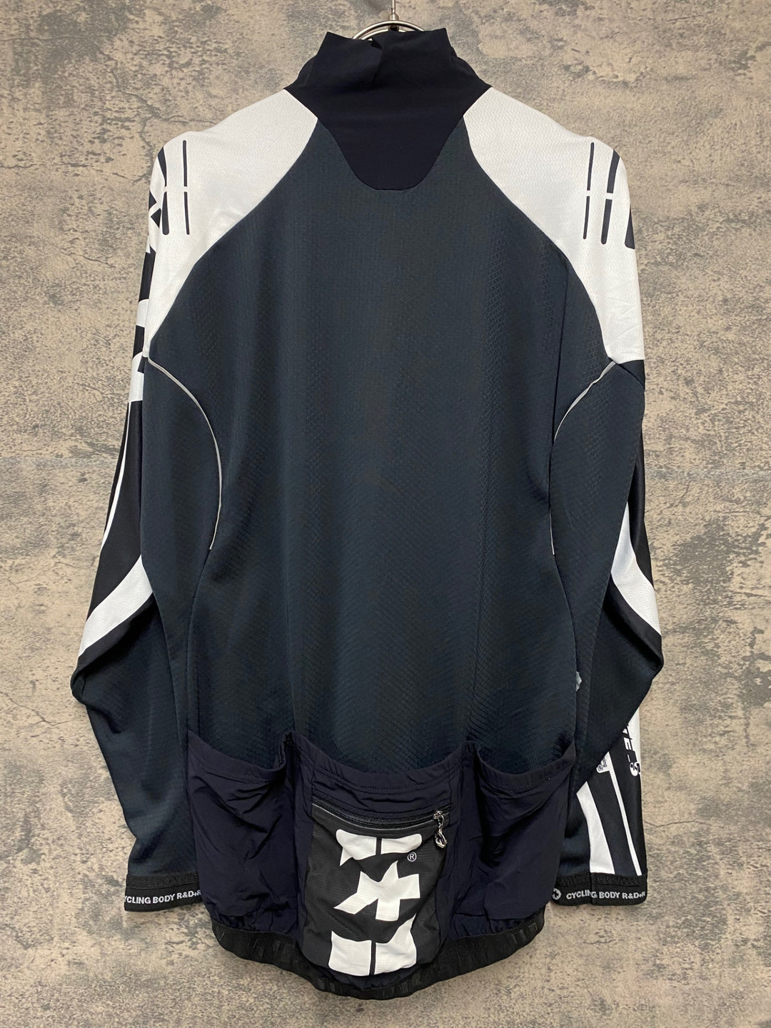 KC566 アソス assos INTERMEDIATE S7 長袖 サイクルジャージ 黒白 XL