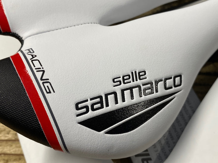 KM856 セラサンマルコ selle sanmarco アスピデ Aspide Open-fit RACING NARROW サドル XSILITEレール 白