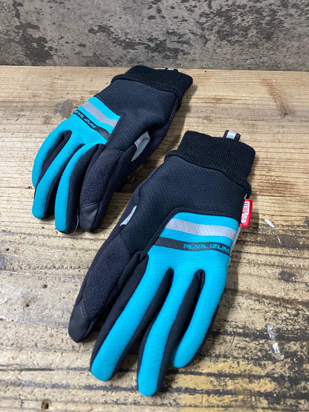 JZ824 パールイズミ PEARL iZUMi 長指 グローブ 黒 M 裏起毛 WINDBREAK