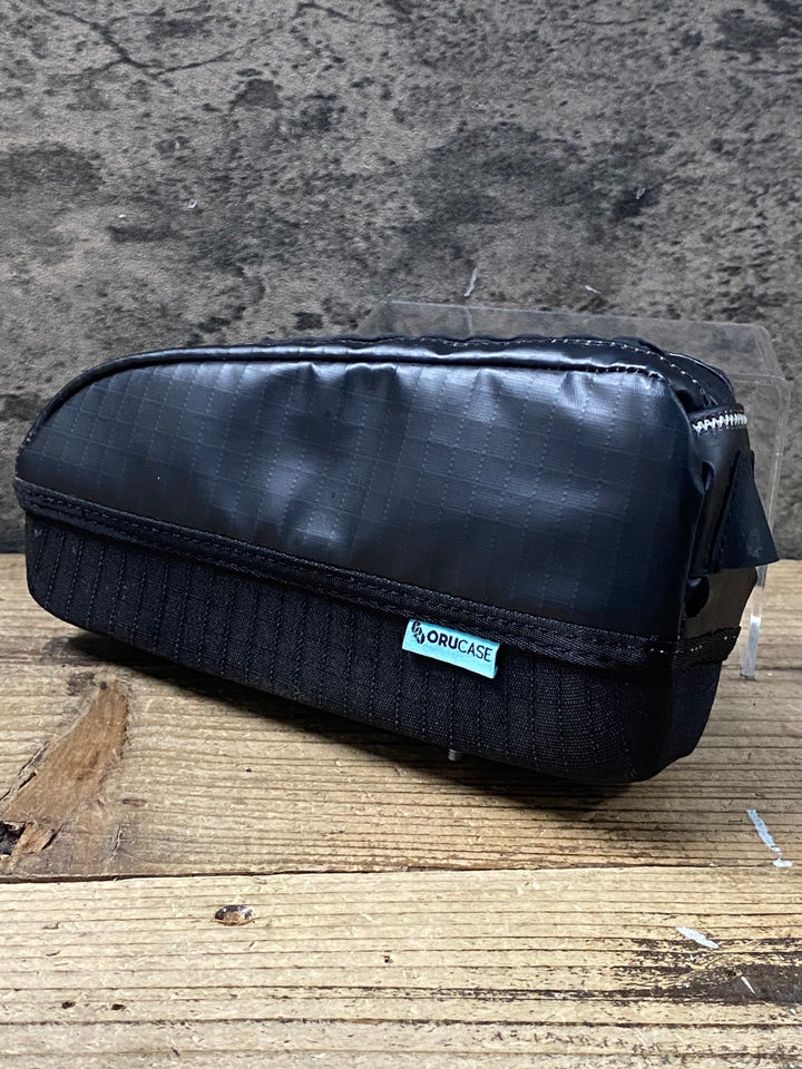 KN995 オルケース ORUCASE トップチューブバッグ 黒 マグネットジッパー