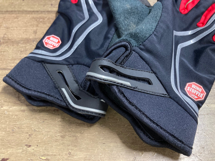 KD720 シマノ SHIMANO 長指ウィンターグローブ 黒 S 裏起毛