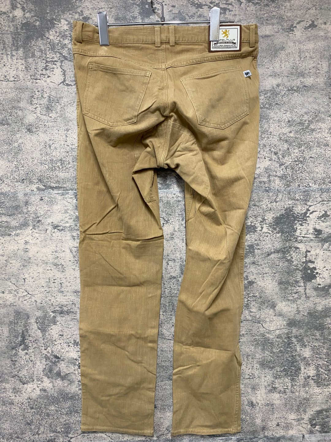 JM255 カペルミュール KAPELMUUR ショート サイクルパンツ ベージュ L 児島デニム ※汚れ