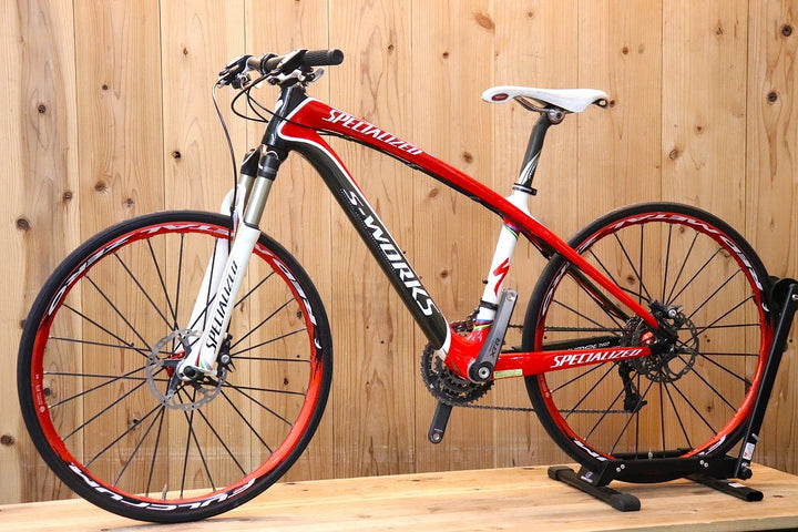 スペシャライズド SPECIALIZED エスワークス スタンプジャンパー S-WORKS STUMPJUMPER HT DISC 2009年モデル 15.5サイズ シマノ XTR MIX 9S カーボン MTB 【芦屋店】
