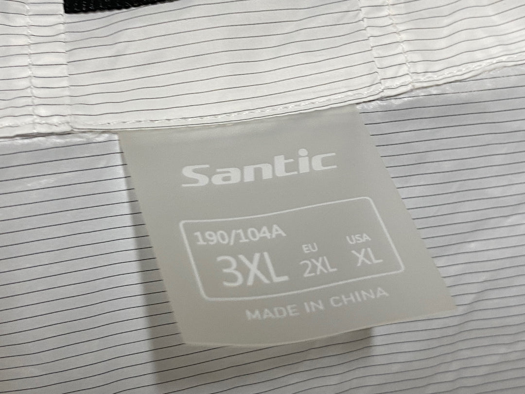 JS520 サンテック SANTIC ジレ サイクルベスト 白 3XL
