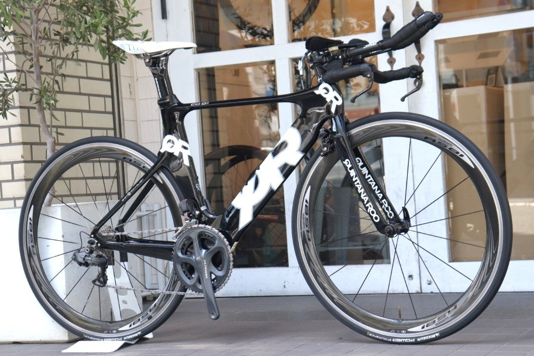 クィンタナルー QUINTANA ROO CD0.1 2012モデル MLサイズ シマノ アルテグラ 6770 Di2 10S カーボン トライアスロンバイク 【横浜店】