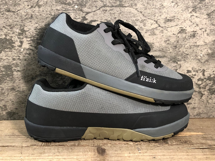 JU337 フィジーク fizik GRAVITA VERSOR FLAT shoes スニーカー フラットシューズ グレー 黒 EU39