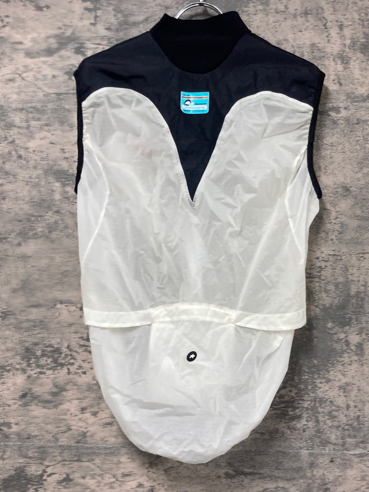 JQ563 アソス assos サイクルベスト ジレ 白 L
