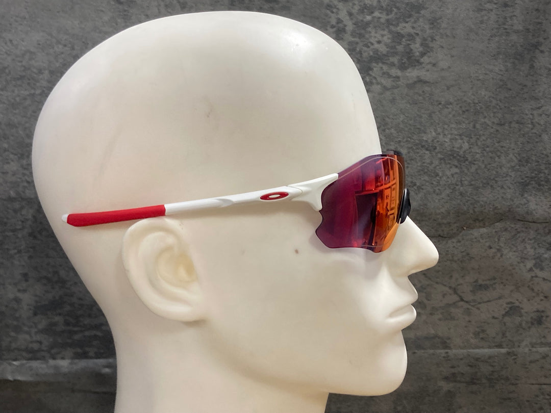 KL297 オークリー OAKLEY EV ZERO サングラス アイウェア 白 PRIZMレンズ ※レンズ気泡
