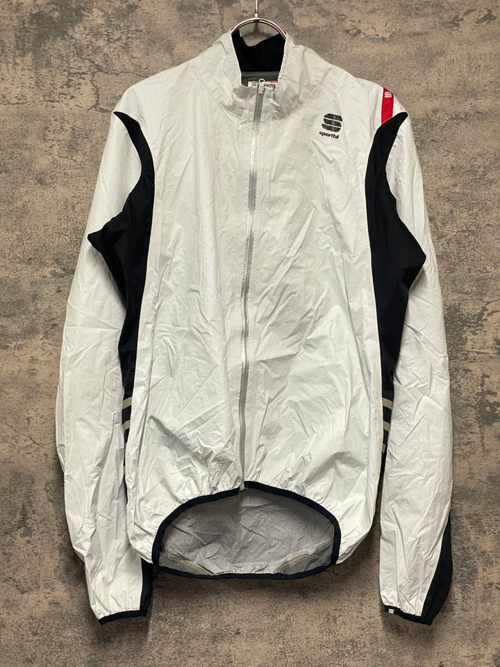KJ802 スポーツフル sportful 長袖 ウィンドブレーカー 白 L