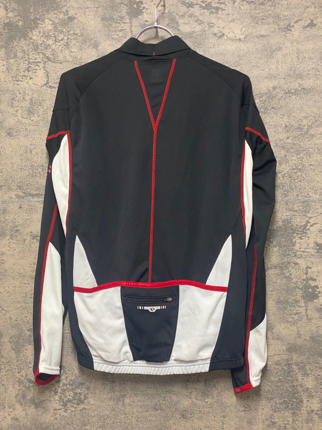 KE025 パールイズミ PEARL iZUMi 半袖 サイクルジャージ 黒 白 L