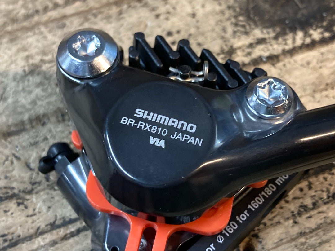 JV885 シマノ SHIMANO GRX BR-RX810-F ディスクブレーキ キャリパー フロント 油圧