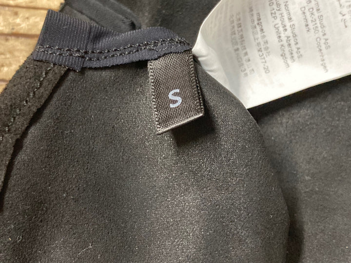 KM735 パスノーマルスタジオ PAS NORMAL STUDIOS LOGO RACE MITT 指切りグローブ 黒 S