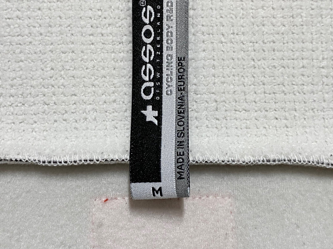JQ186 アソス assos AIR BLOCK 851 長袖サイクルジャケット 白黒 M 裏起毛 黄ばみあり