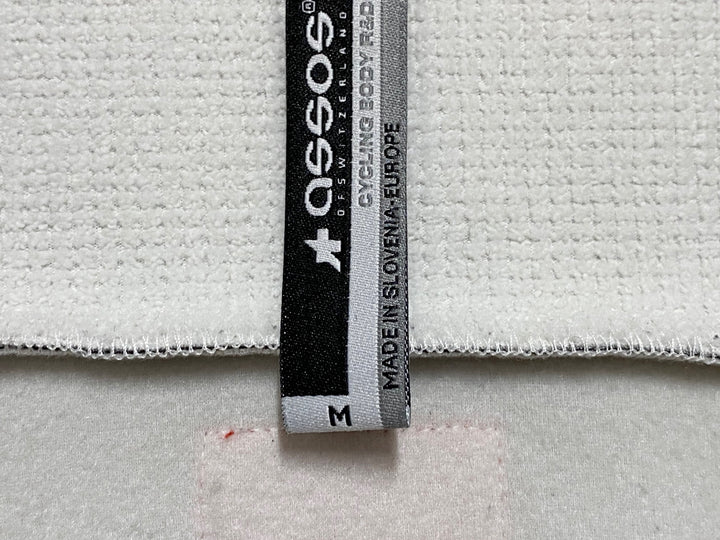 JQ186 アソス assos AIR BLOCK 851 長袖サイクルジャケット 白黒 M 裏起毛 黄ばみあり