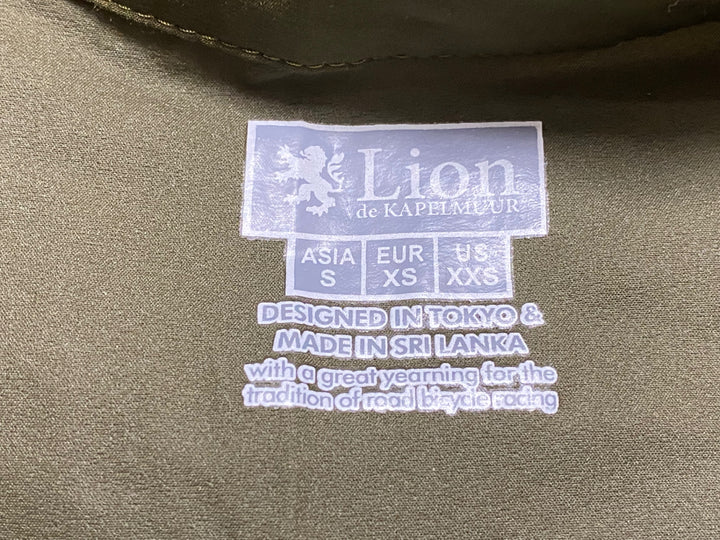JS004 リオンドカペルミュール Lion de KAPELMUUR ジレ サイクルベスト 茶 S