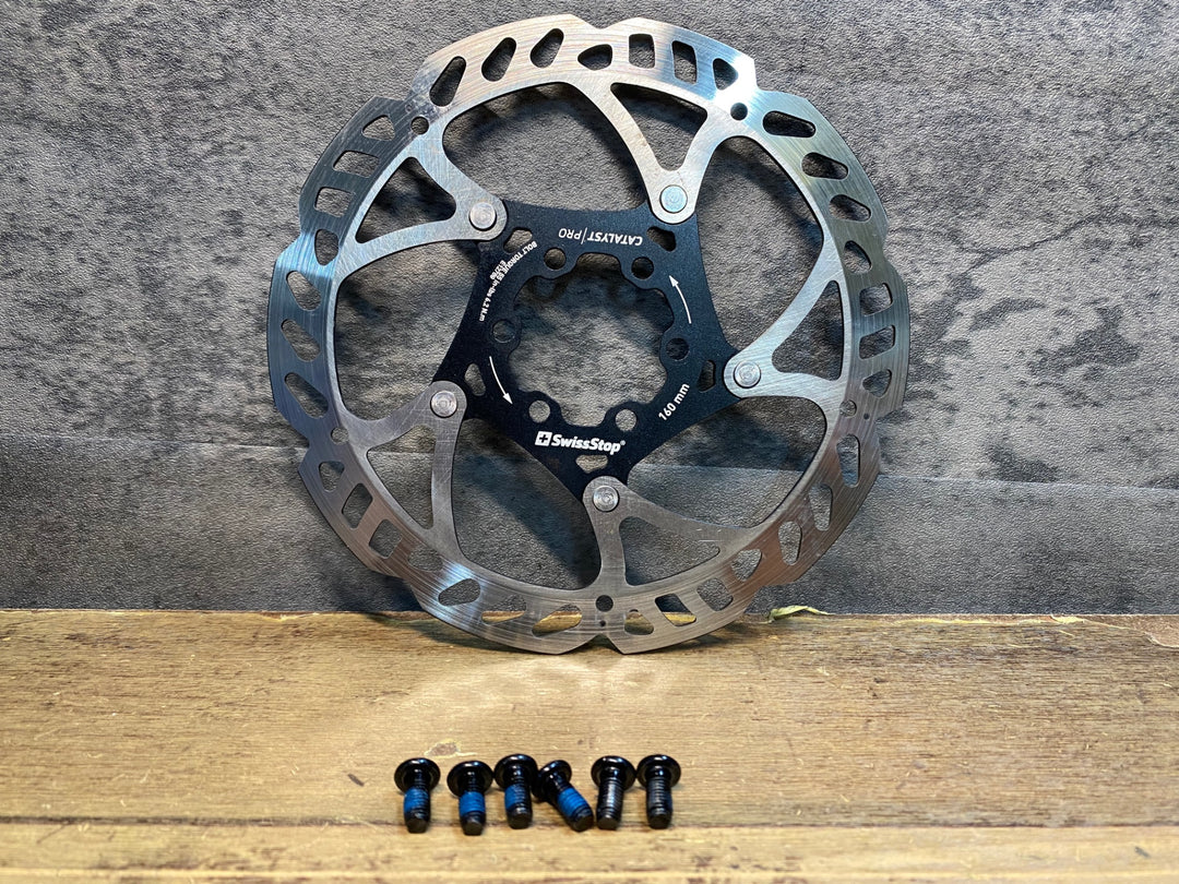 JH639 スイスストップ Swissstop カタリスト Catalyst PRO ディスクブレーキ ローター 160mm 6ボルト 厚さ1.8mm