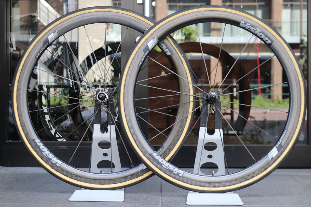 ヴィジョン VISION トライマックス TRIMAX CARBON 40 LTD カーボン チューブラー ホイールセット シマノ 12/11S 【東京南麻布店】