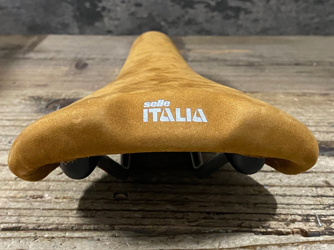 KG590 セライタリア selle ITALIA Flite TITANIUM L1 サドル 茶 チタンレール 143mm