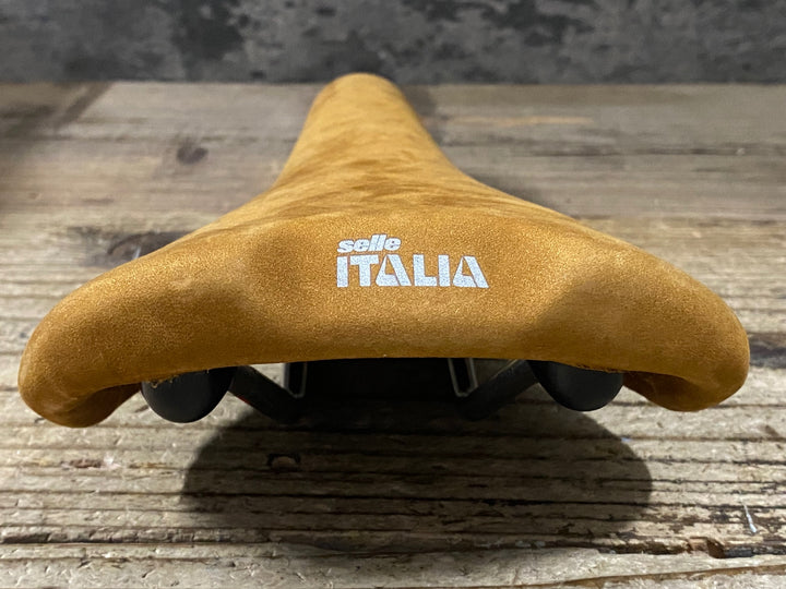 KG590 セライタリア selle ITALIA Flite TITANIUM L1 サドル 茶 チタンレール 143mm