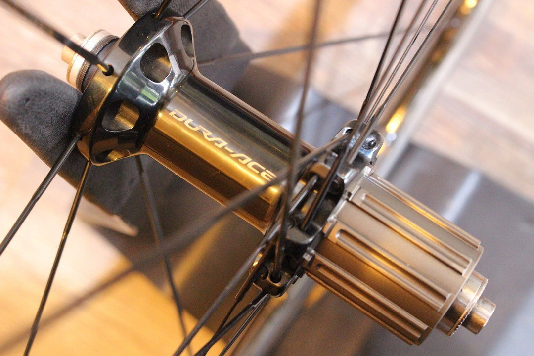 シマノ SHIMANO デュラエース DURA-ACE WH-9000-C35-CL アルミ/カーボン クリンチャー ホイールセット シマノ 11S/12S ナローリム 15C 【名古屋店】